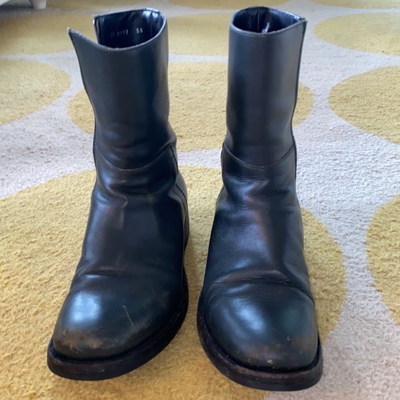 PRADA zip gray boots. Fits 8.5/9 - Picture 4 of 9